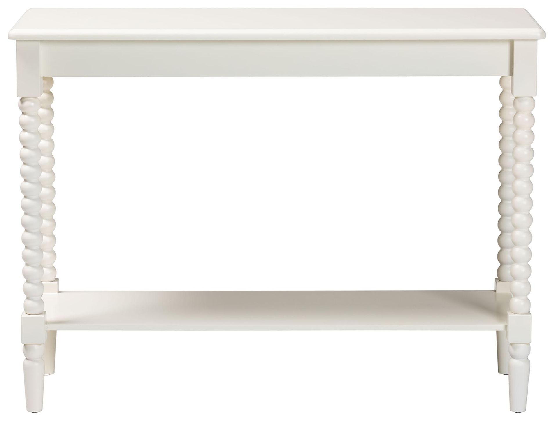 Image 3 Baxton Studio Bayard Console Table with Bobbin Legs with Shelf more views