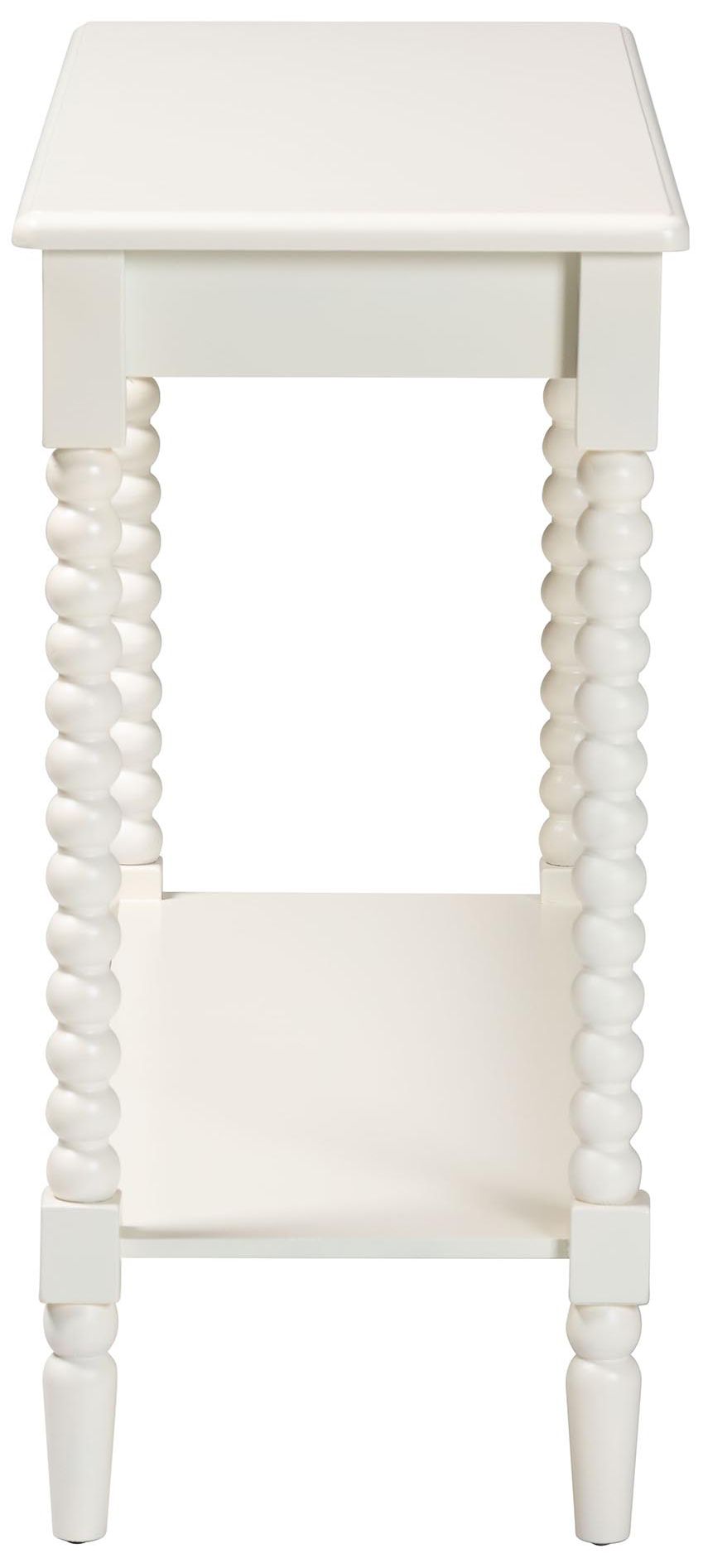 Image 4 Baxton Studio Bayard Console Table with Bobbin Legs with Shelf more views