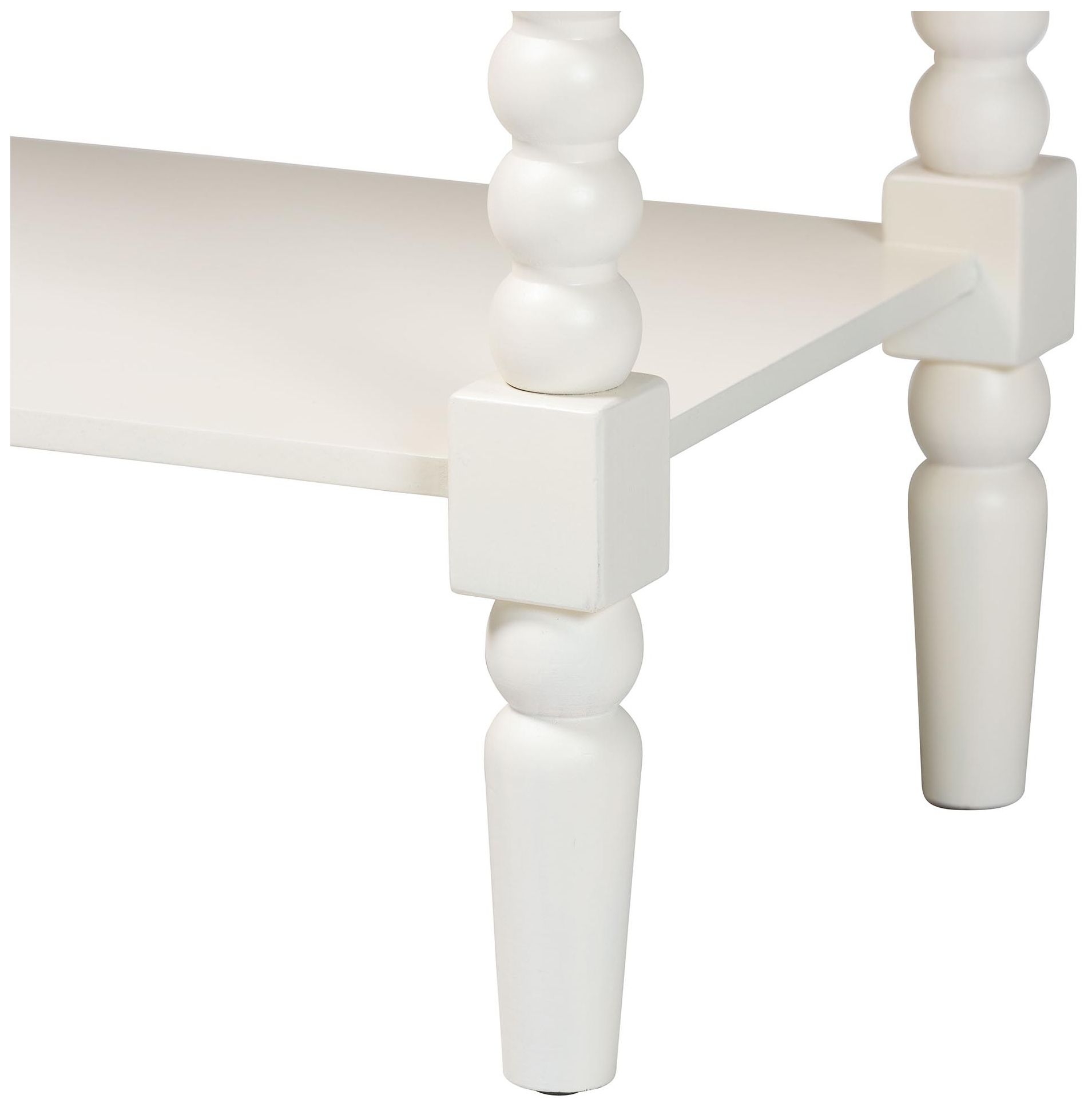 Image 5 Baxton Studio Bayard Console Table with Bobbin Legs with Shelf more views
