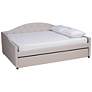 2_Baxton Studio Becker Fabric Upholstered Queen Size Daybed with Trundle