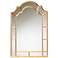 Baxton Studio Bedivere Modern Antique Goldleaf Metal Accent Wall Mirror