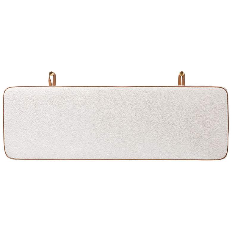 Image 3 Baxton Studio Belden Boucle Upholstered Wall-Mounted Headboard more views
