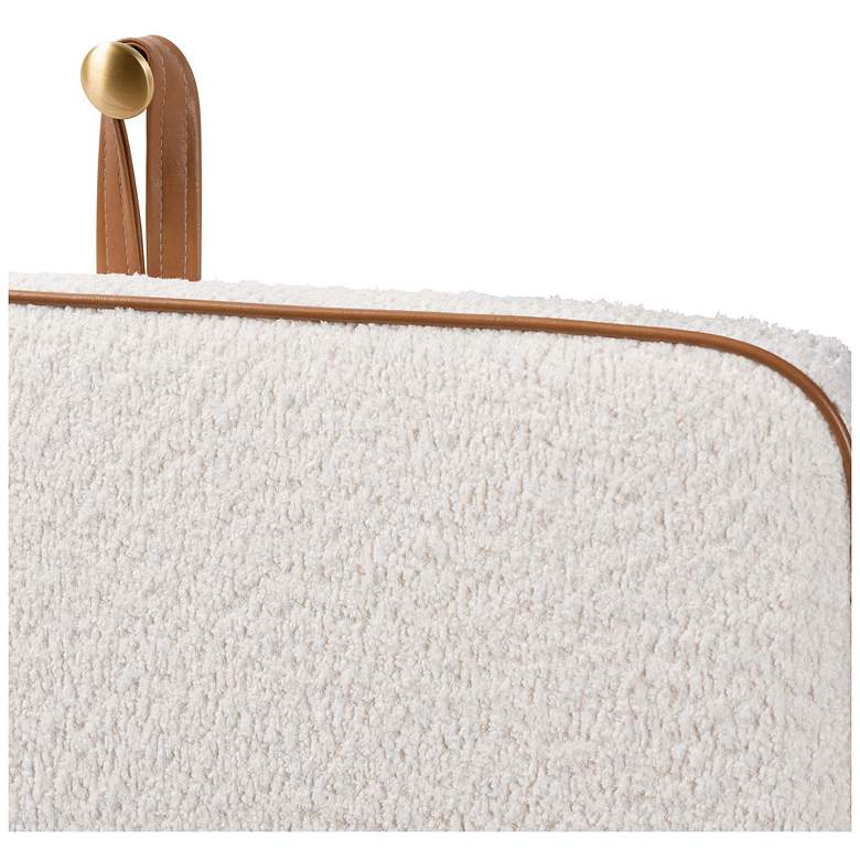 Image 4 Baxton Studio Belden Boucle Upholstered Wall-Mounted Headboard more views