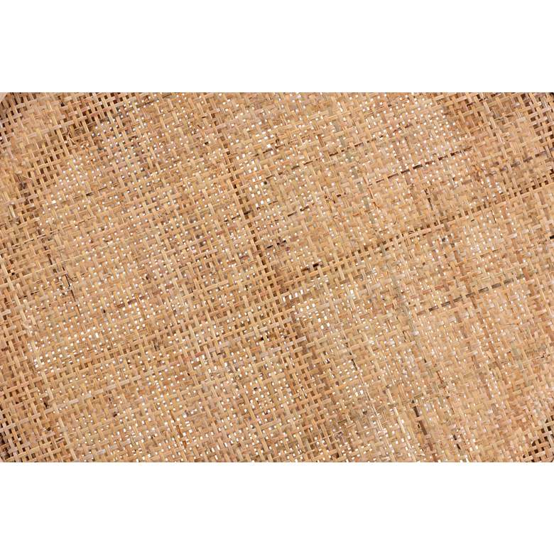 Image 5 Baxton Studio Bella 24" Wide Natural Rattan 2-Tier End Table more views