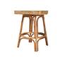 4_Baxton Studio Bella 30" Natural Brown Rattan Swivel Bar Stool more views