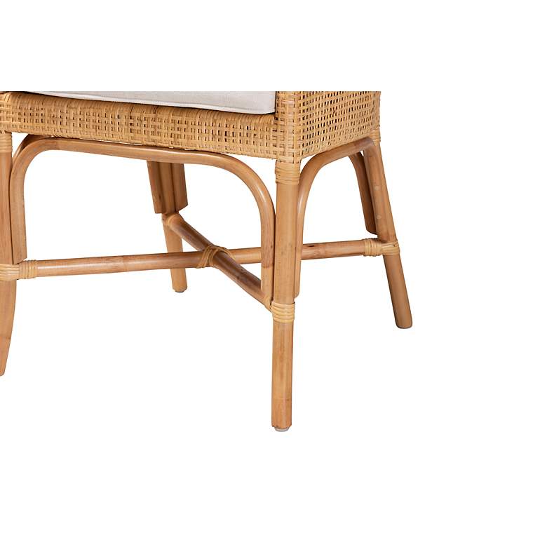 Image 3 Baxton Studio Bella Natural Brown Rattan Dining Chair more views