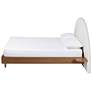 4_Baxton Studio Bernice Japandi Cream Boucle and Walnut Brown Wood Queen Bed more views