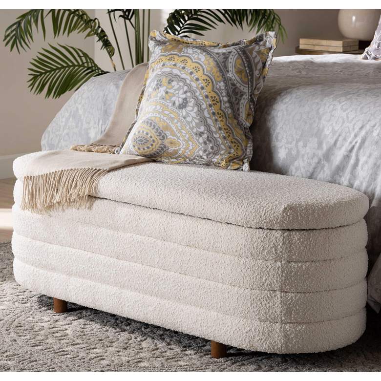 Image 1 Baxton Studio Betiana Storage Bench