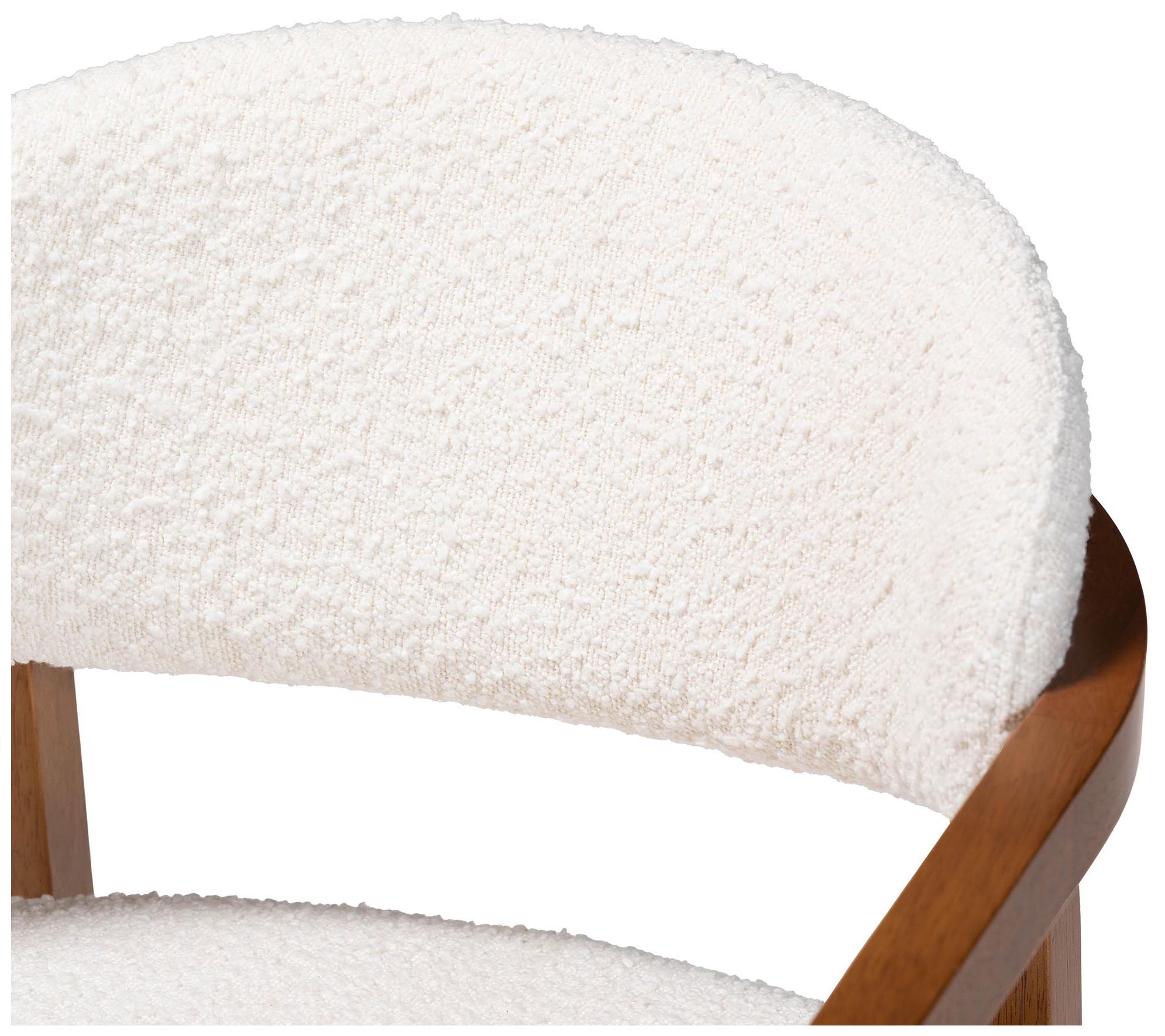 Image 6 Baxton Studio Biana Boucle Dining Chair more views