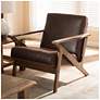 1_Baxton Studio Bianca Dark Brown Distressed Faux Leather Effect Lounge Chair