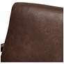 6_Baxton Studio Bianca Dark Brown Distressed Faux Leather Effect Lounge Chair more views