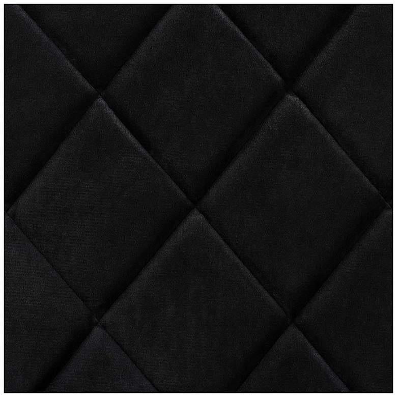 Image 6 Baxton Studio Blaise Black Fabric Upholstered 4-Piece Dining Chair Set more views