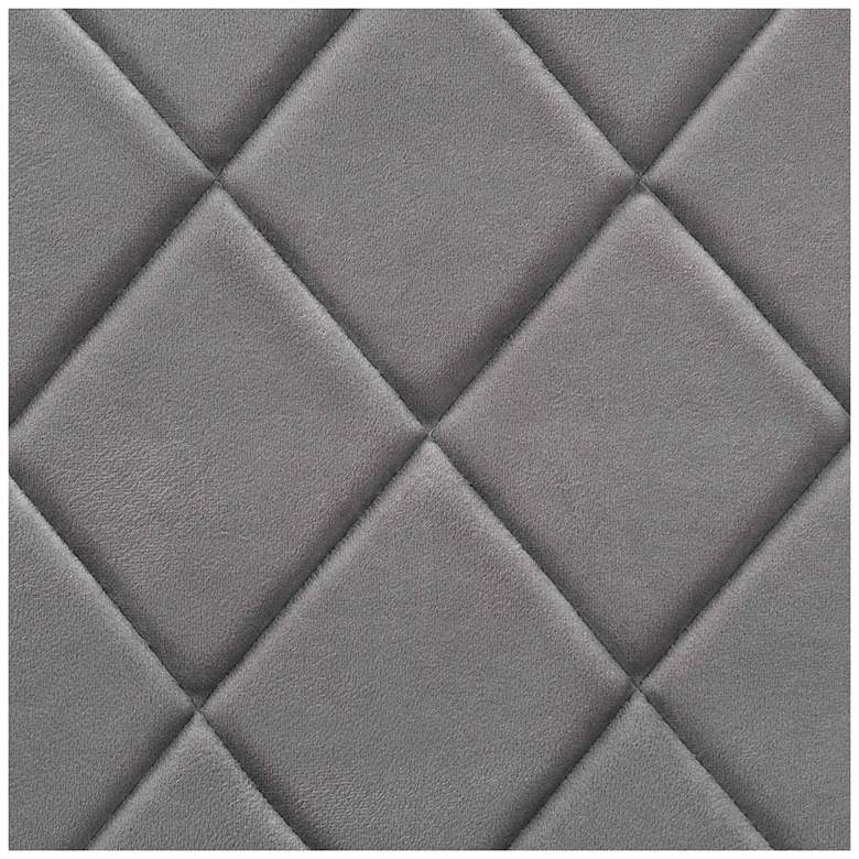 Image 6 Baxton Studio Blaise Grey Fabric Upholstered 4-Piece Dining Chair Set more views