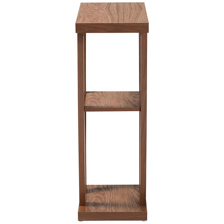 Image 5 Baxton Studio Boone 31" Wide Walnut Brown Wood Console Table more views