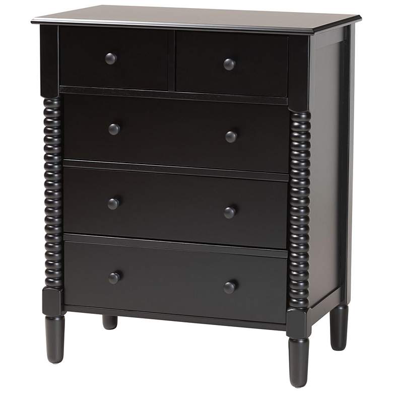 Image 2 Baxton Studio Braith 31 1/2" Wide 5-Drawer Accent Chest