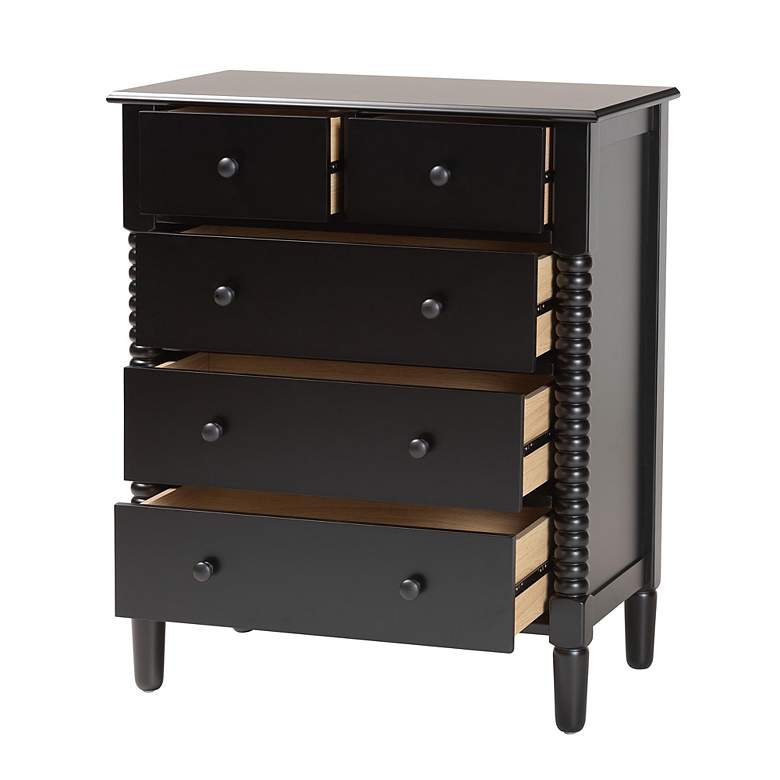 Image 4 Baxton Studio Braith 31 1/2" Wide 5-Drawer Accent Chest more views
