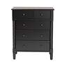 5_Baxton Studio Braith 31 1/2" Wide 5-Drawer Accent Chest more views