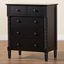 Baxton Studio Braith 31 1/2" Wide 5-Drawer Accent Chest