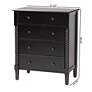 Baxton Studio Braith 31 1/2" Wide 5-Drawer Accent Chest