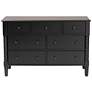 5_Baxton Studio Braith 47 1/4"W Black Wood 7-Drawer Dresser more views