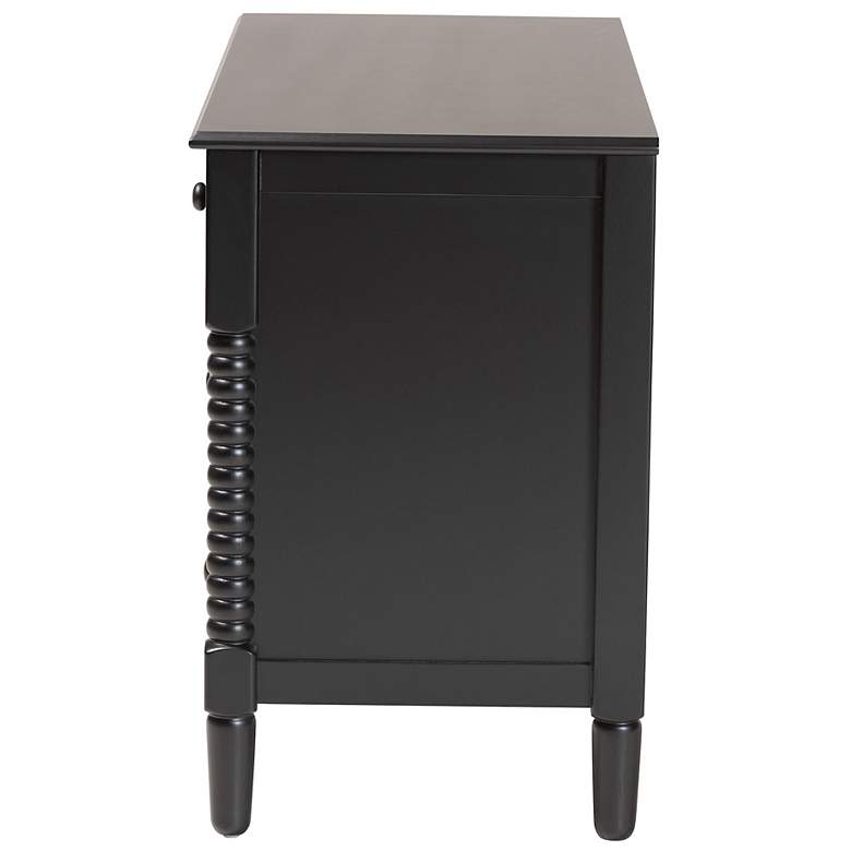 Image 6 Baxton Studio Braith 47 1/4"W Black Wood 7-Drawer Dresser more views