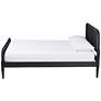 4_Baxton Studio Braith Farmhouse Black Spindle Wood Queen Size Platform Bed more views