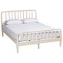 2_Baxton Studio Braith Farmhouse Ivory Spindle Wood Queen Size Platform Bed