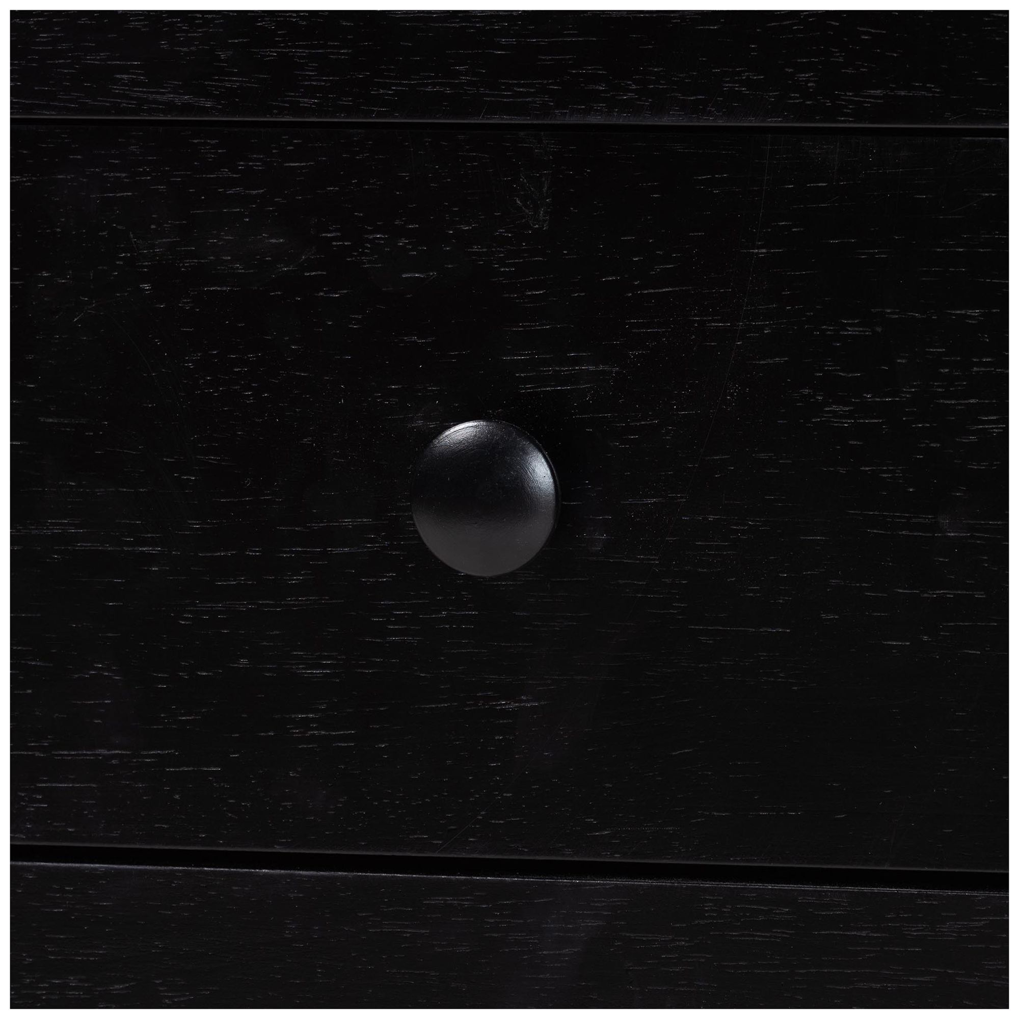 Baxton Studio Brantley Spindle Chest - 4-Drawer Tall Storage Cabinet, Black