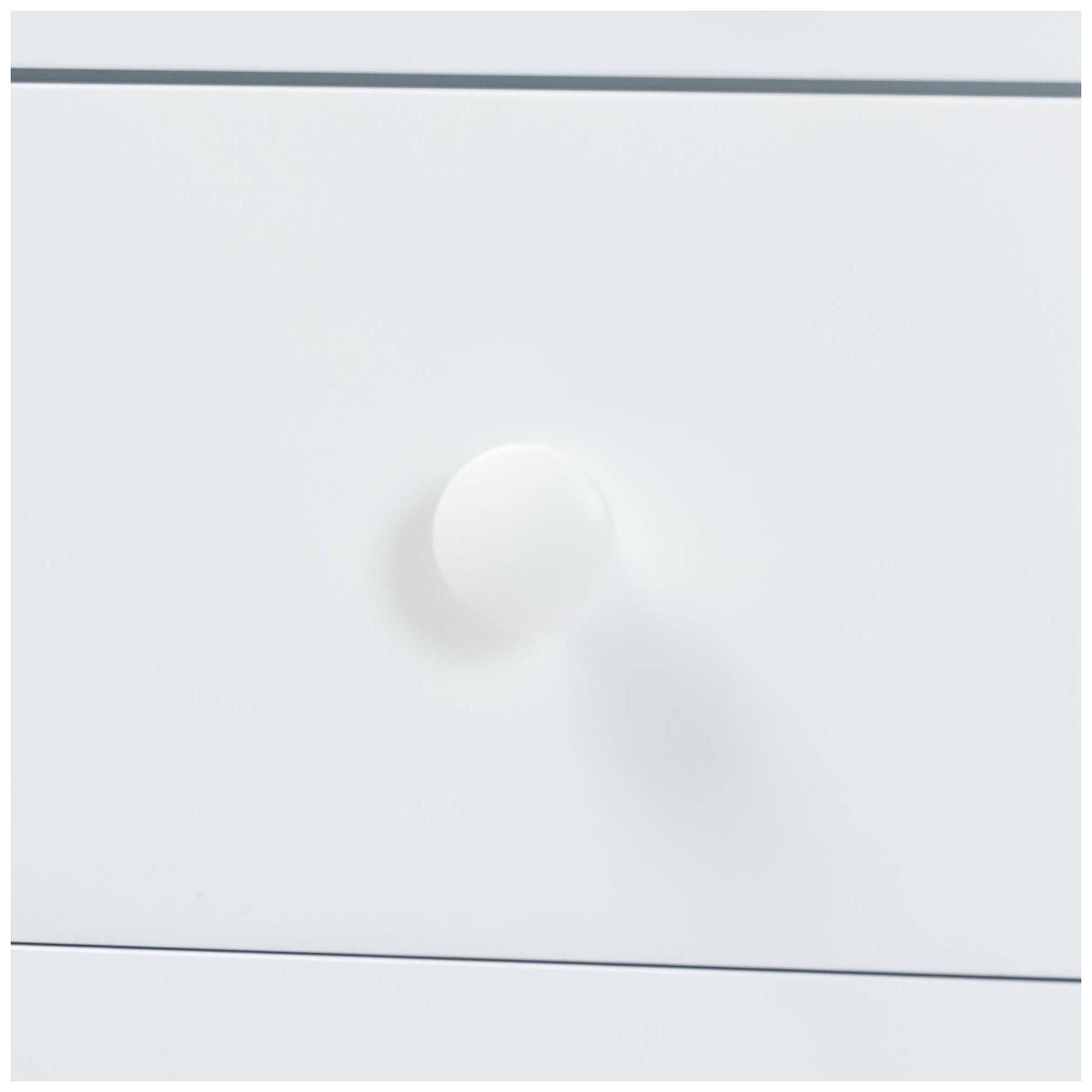 Image 7 Baxton Studio Brantley Spindle Chest - 4-Drawer Tall Storage Cabinet, White more views