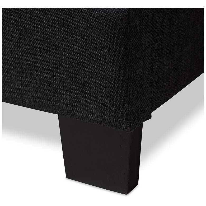 Image 5 Baxton Studio Brookfield Charcoal Grey Fabric Full Size Bed more views