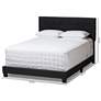 Baxton Studio Brookfield Charcoal Grey Fabric Full Size Bed