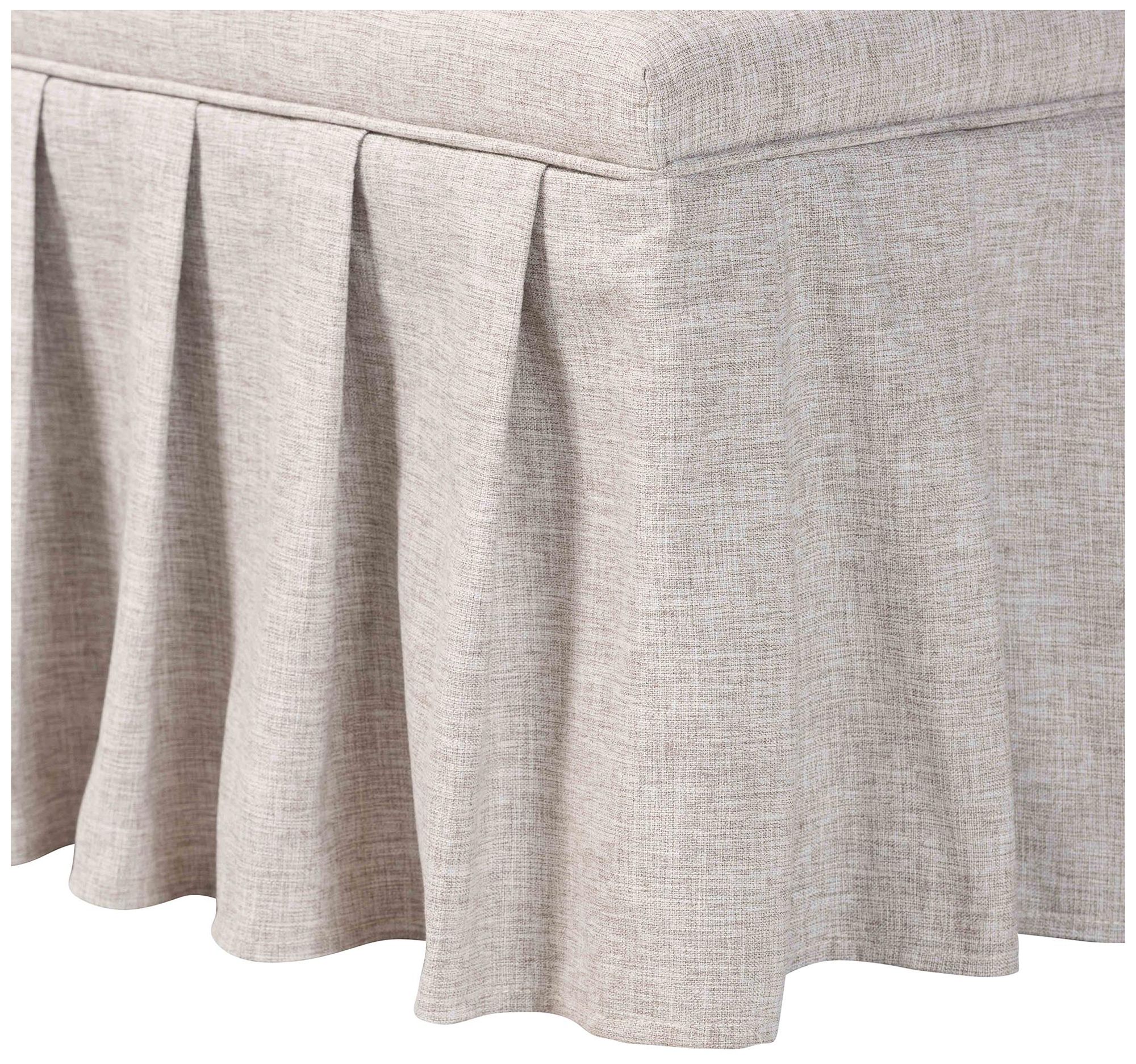 Image 4 Baxton Studio Bryna 2-Piece Beige Fabric Upholstered Dining Nook Bench Set more views