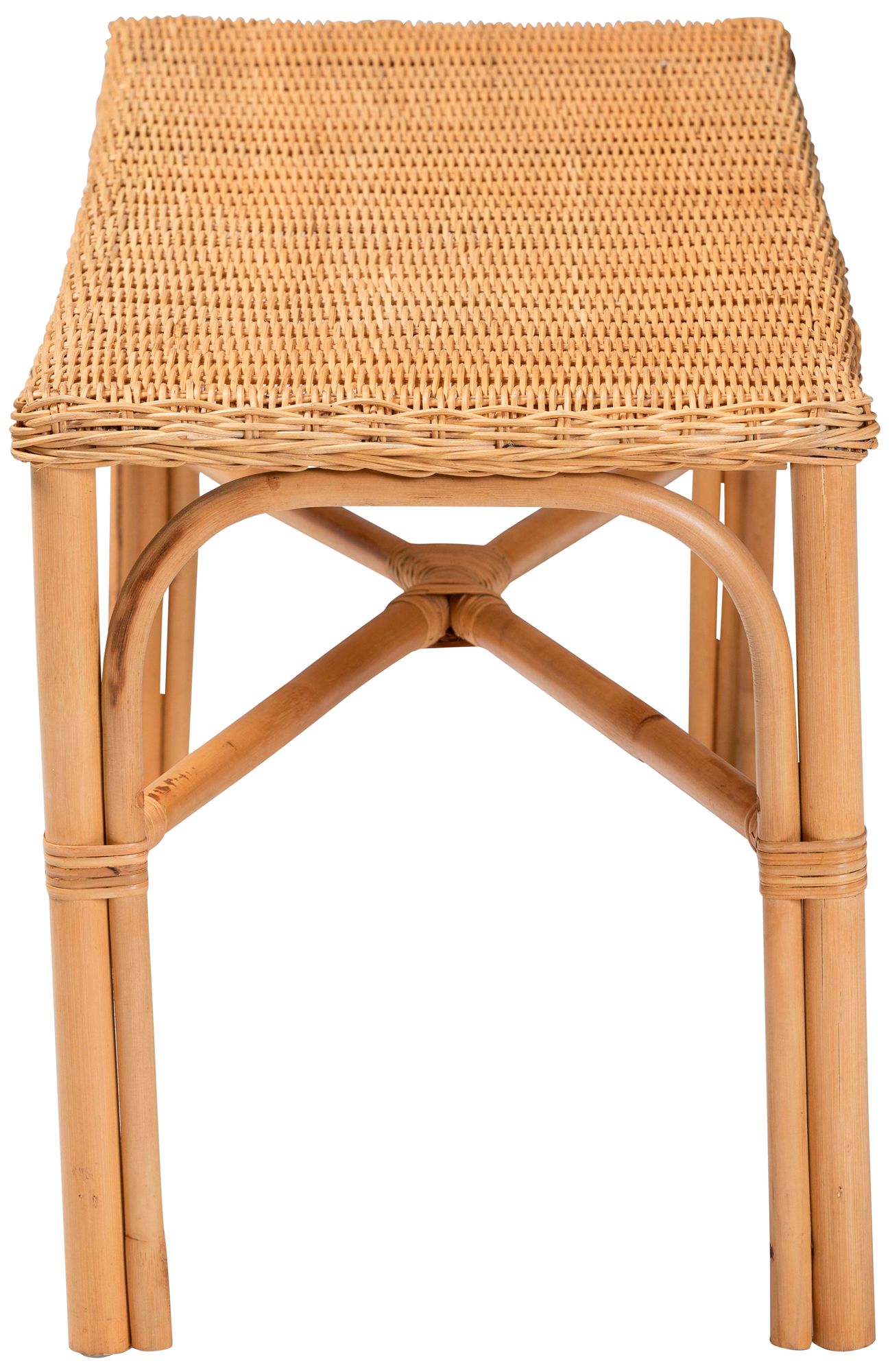 Image 6 Baxton Studio Cacaban Natural Brown Accent Bench more views