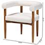 Baxton Studio Caia Boucle Dining Chair