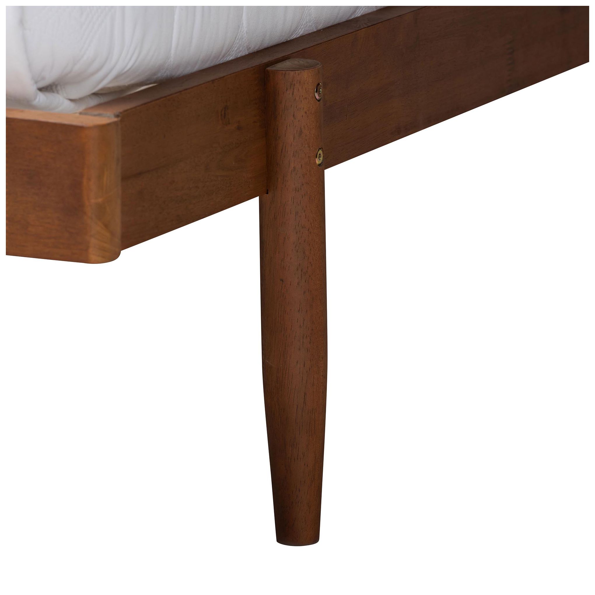 Image 6 Baxton Studio Calderon Retro-Modern Wood Queen Size Platform Bed more views