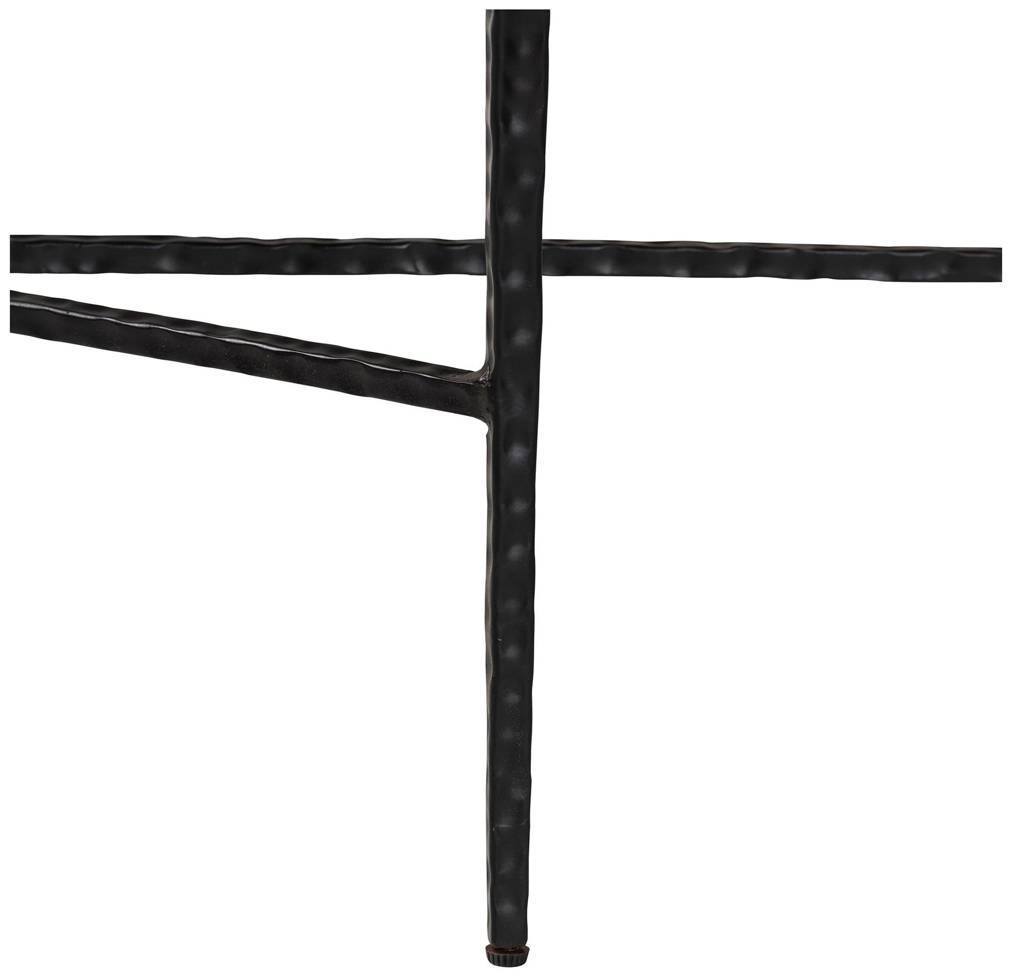 Baxton Studio Caledon Marble Console Table - Half-Moon Tabletop