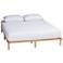 Baxton Studio Calhoun Japandi Queen Size Bed Frame
