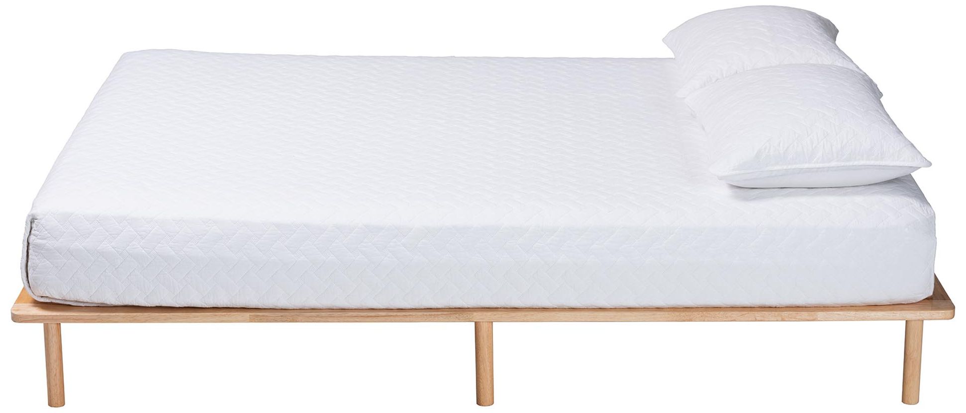 Image 4 Baxton Studio Calhoun Japandi Queen Size Bed Frame more views