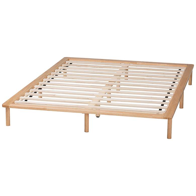 Image 5 Baxton Studio Calhoun Japandi Queen Size Bed Frame more views