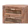 2_Baxton Studio Calida 19"W Natural Brown 2-Drawer Nightstands Set of 2 more views