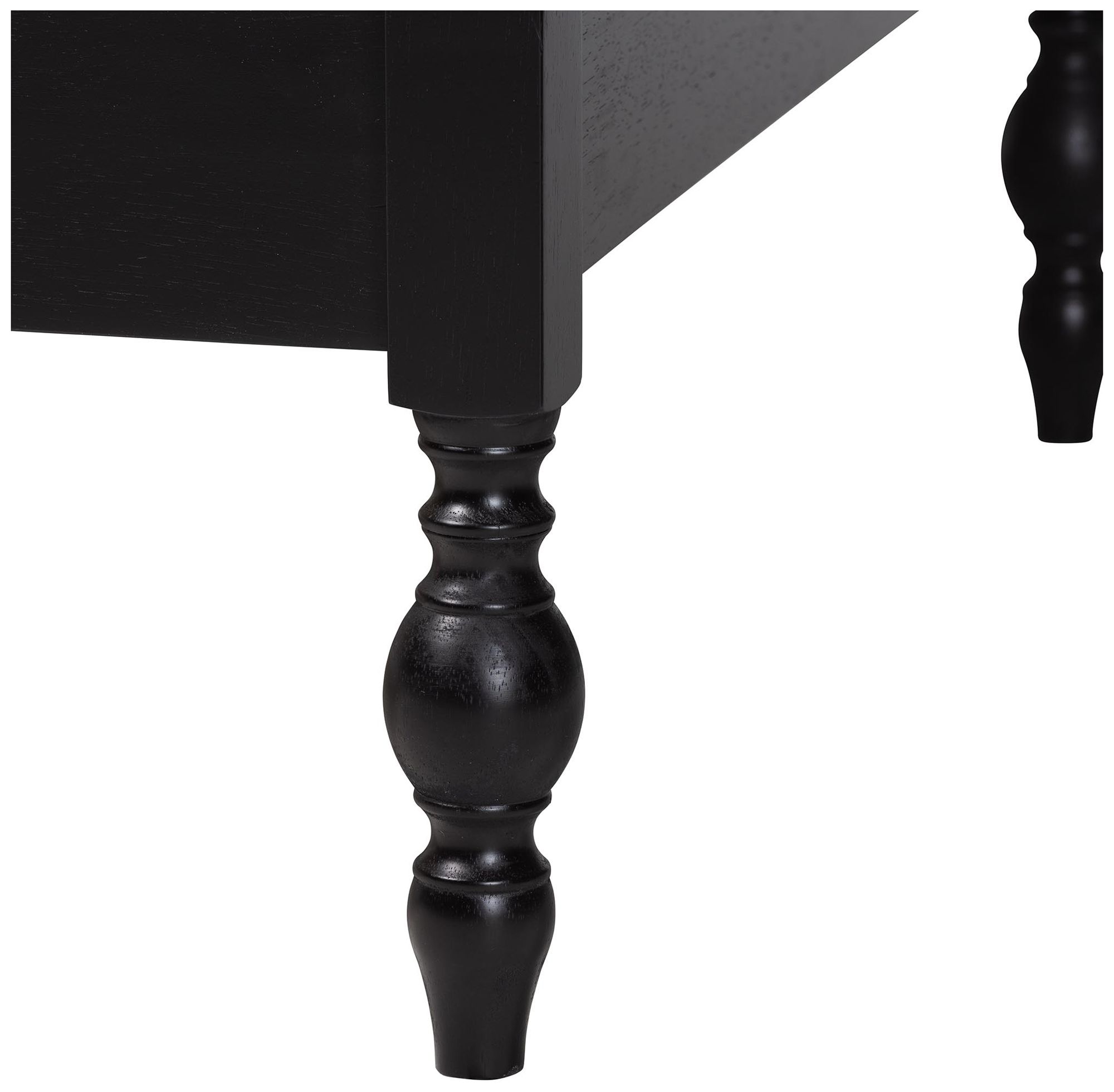 Image 7 Baxton Studio Callison Spindle Daybed - Turned Sofa Bed, Black, Twin more views