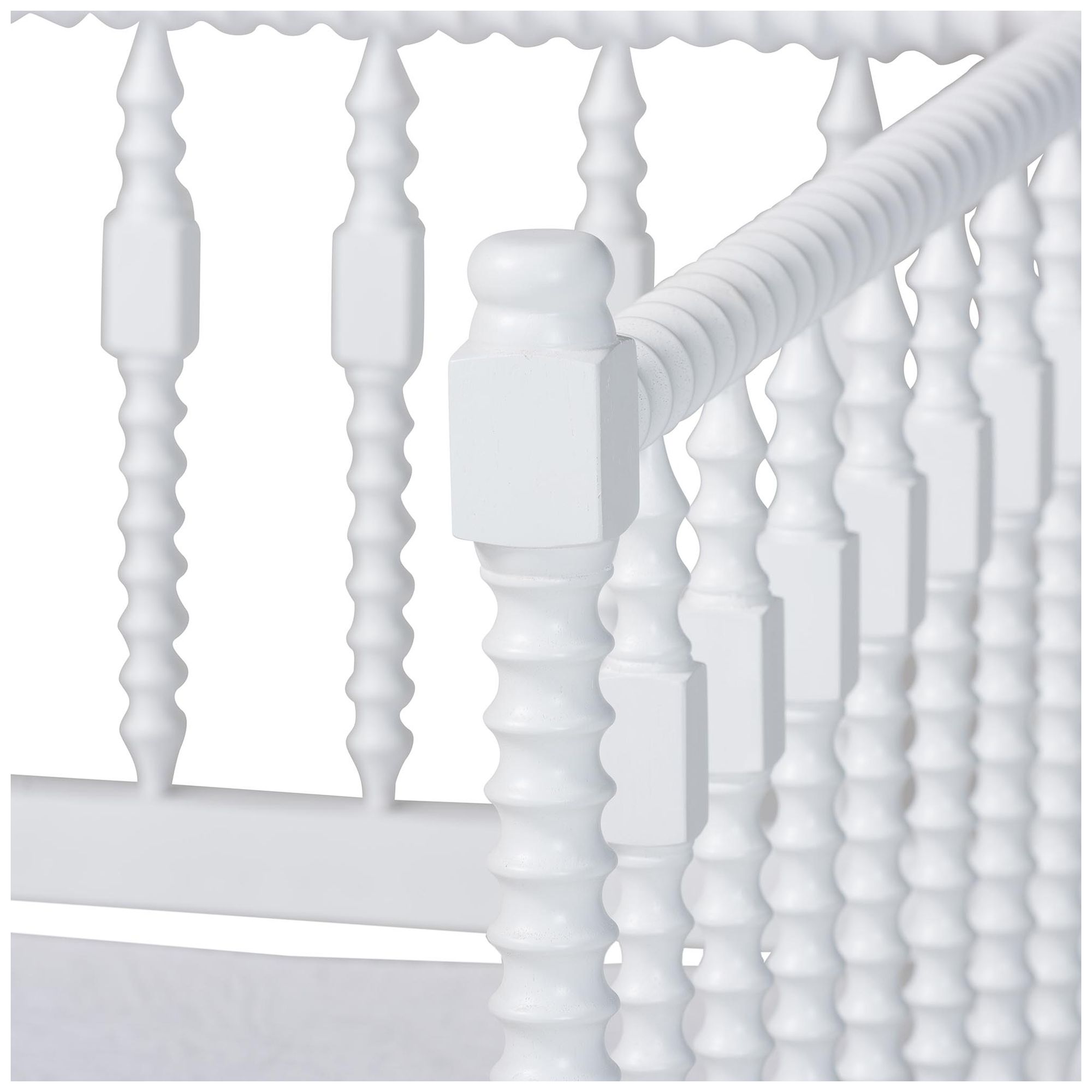 Image 6 Baxton Studio Callison Spindle Daybed - Turned Sofa Bed, White, Twin more views