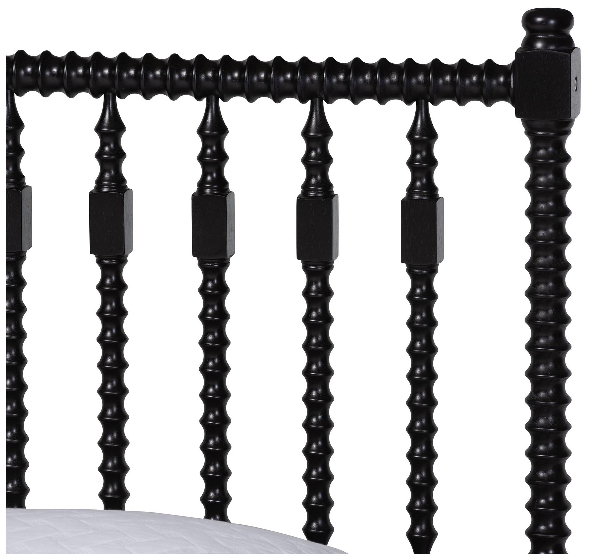 Image 5 Baxton Studio Callison Spindle Queen Platform Bed - Turned Bed Frame, Black more views