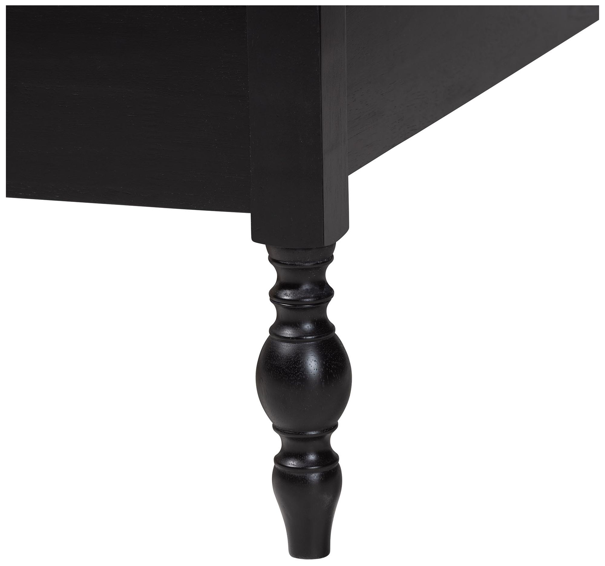 Image 6 Baxton Studio Callison Spindle Queen Platform Bed - Turned Bed Frame, Black more views