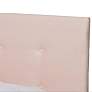 3_Baxton Studio Caprice Lt Pink Queen Size Panel Bed more views