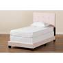 7_Baxton Studio Caprice Lt Pink Twin Size Panel Bed more views