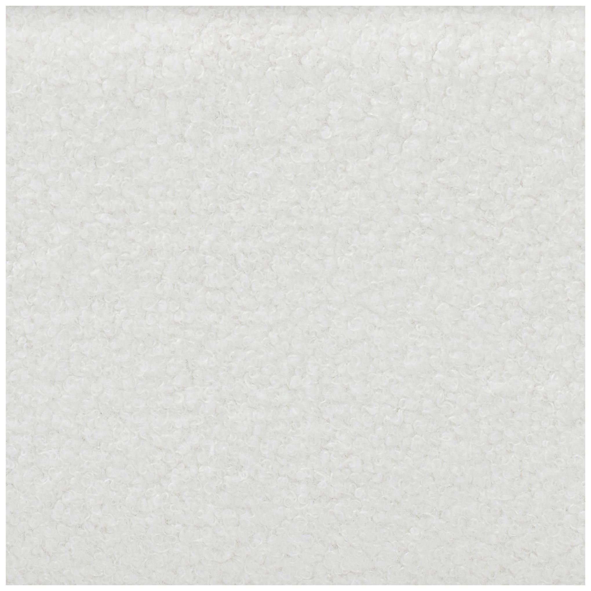 Baxton Studio Caradonna Cream Teddy-Bear Fabric Bed with Drawers - Queen
