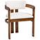Baxton Studio Carice Modern Cream Boucle Dining Chair