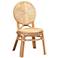 Baxton Studio Carita Natural Brown Rattan Dining Chair