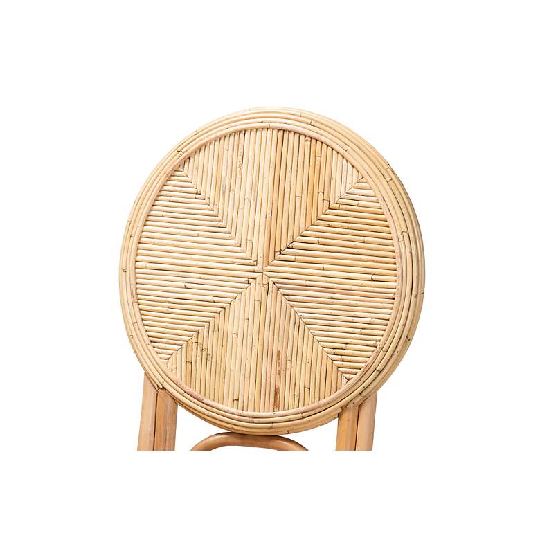 Image 3 Baxton Studio Carita Natural Brown Rattan Dining Chair more views